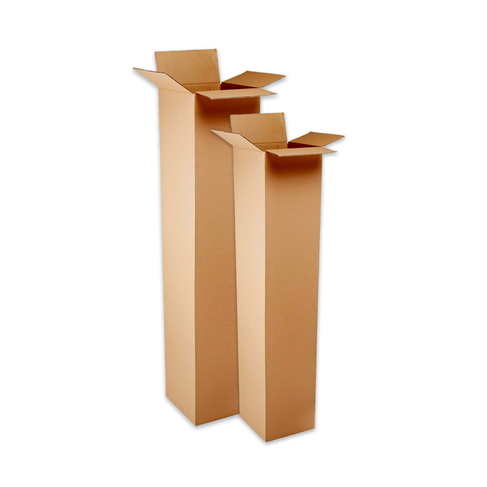 4 x 4 x 74″ Tall Corrugated Boxes 10/Bundle, Brown