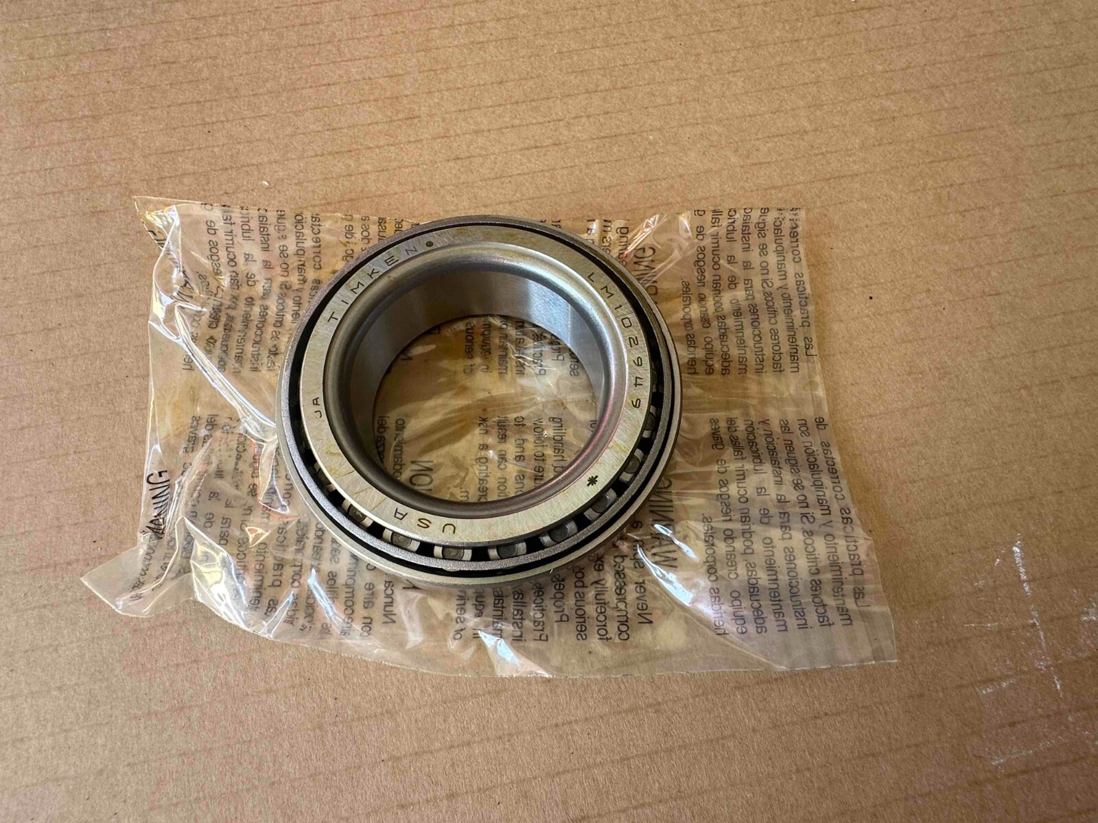 Timken LM102949/LM102910 Single Row Taper Roller Bearing Cone&Cup 1.7812″ Bore