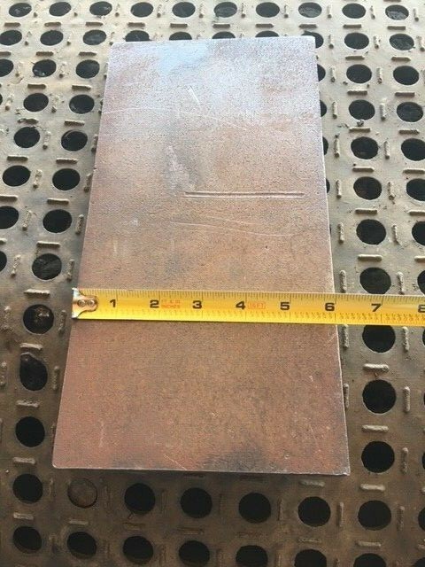 1 X 6 X 12″ Steel Flat Bar Plate 1 ” THICK Blacksmith Bench Plate Welding