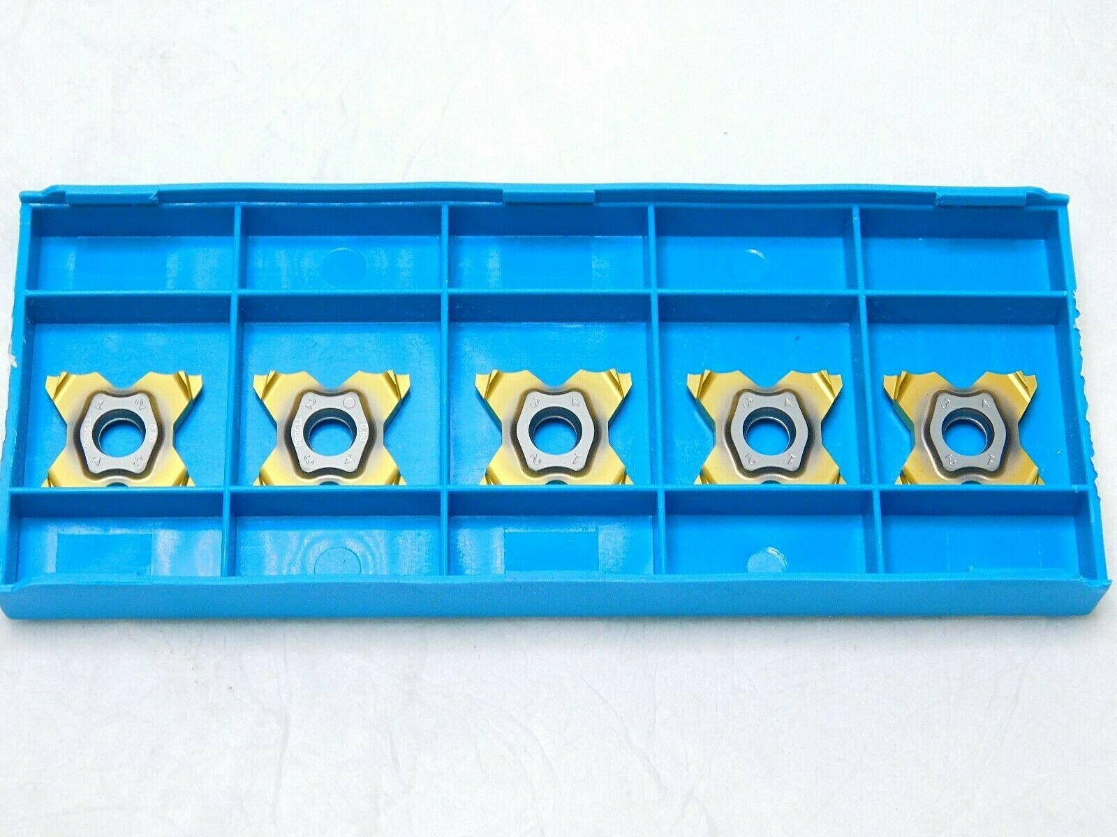 Ingersoll Carbide Grooving Inserts 0.031″CW TQJ27-0.80-0.00 TT9080 Qty 5 6402195