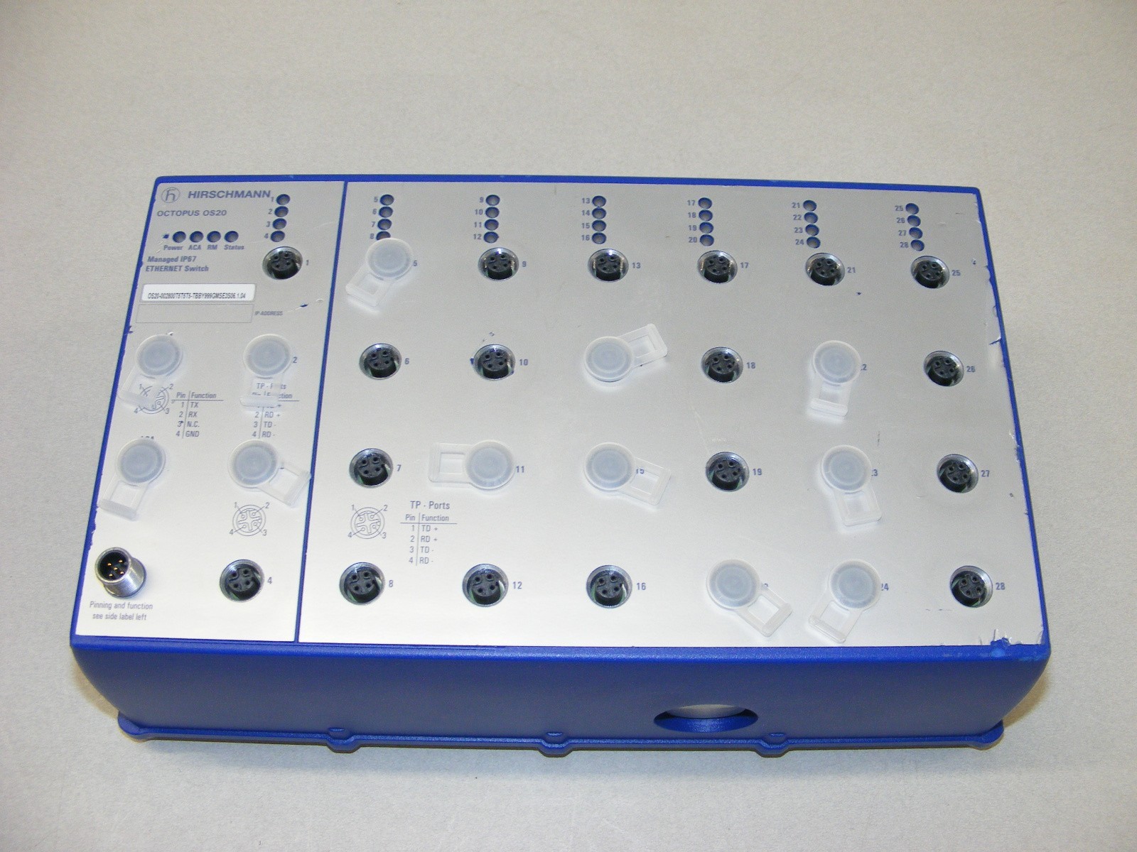 Hirschmann Octopus OS20 IP67 Switch OS20-002800T5T5T5-TBBY999GMSE3S (zz8) c