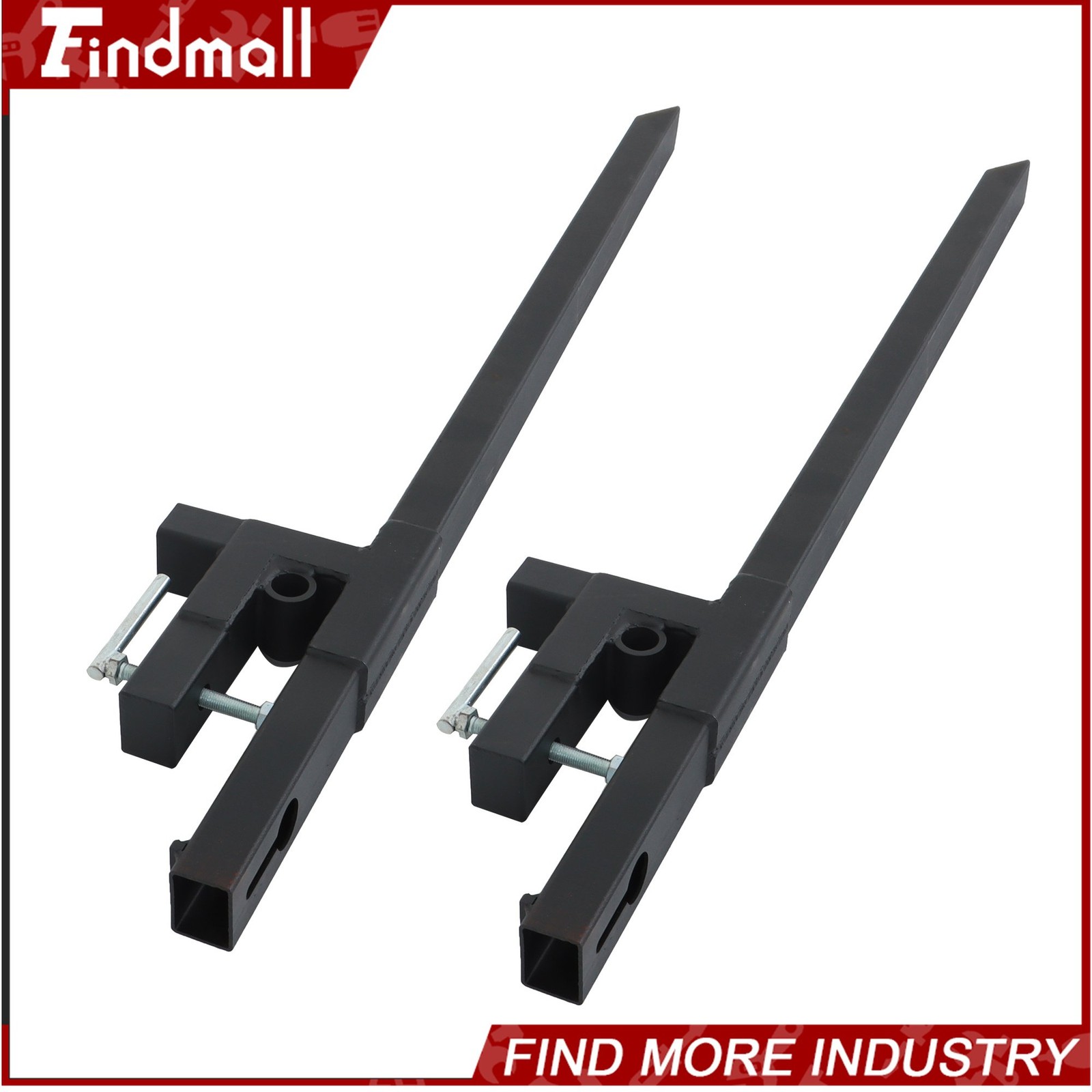 Findmall 60″ 2000lbs Heavy Duty Quick Attach Bucket Fork Clamp on Pallet Forks
