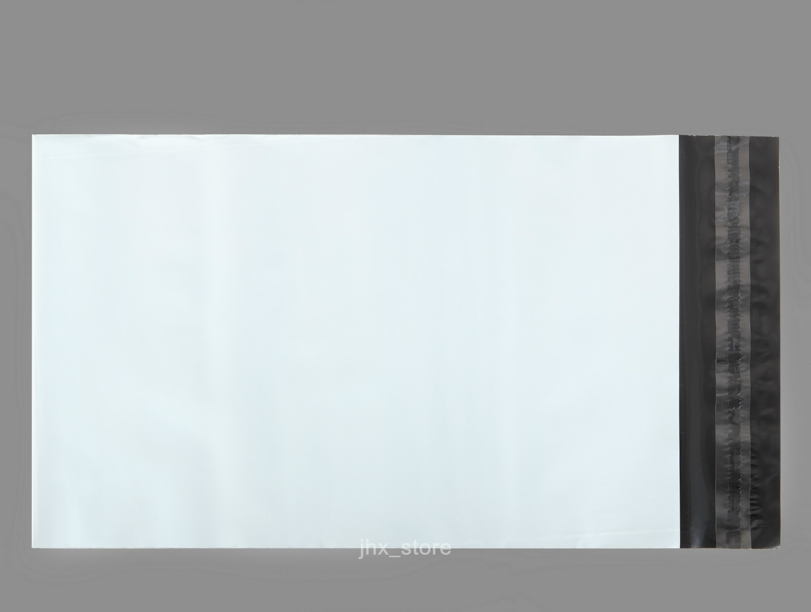 6 PCS White Envelopes Poly Mailing Bags 10.5″ x 14.5″+1.8″_270 x 370+45mm_#5