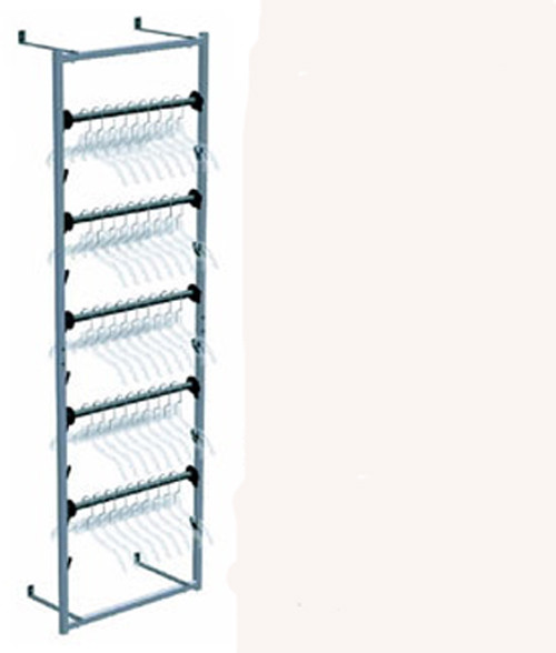 Retail Sort N Store Clothes Wall 55 Hanger Storage Organizer Rack New in Box