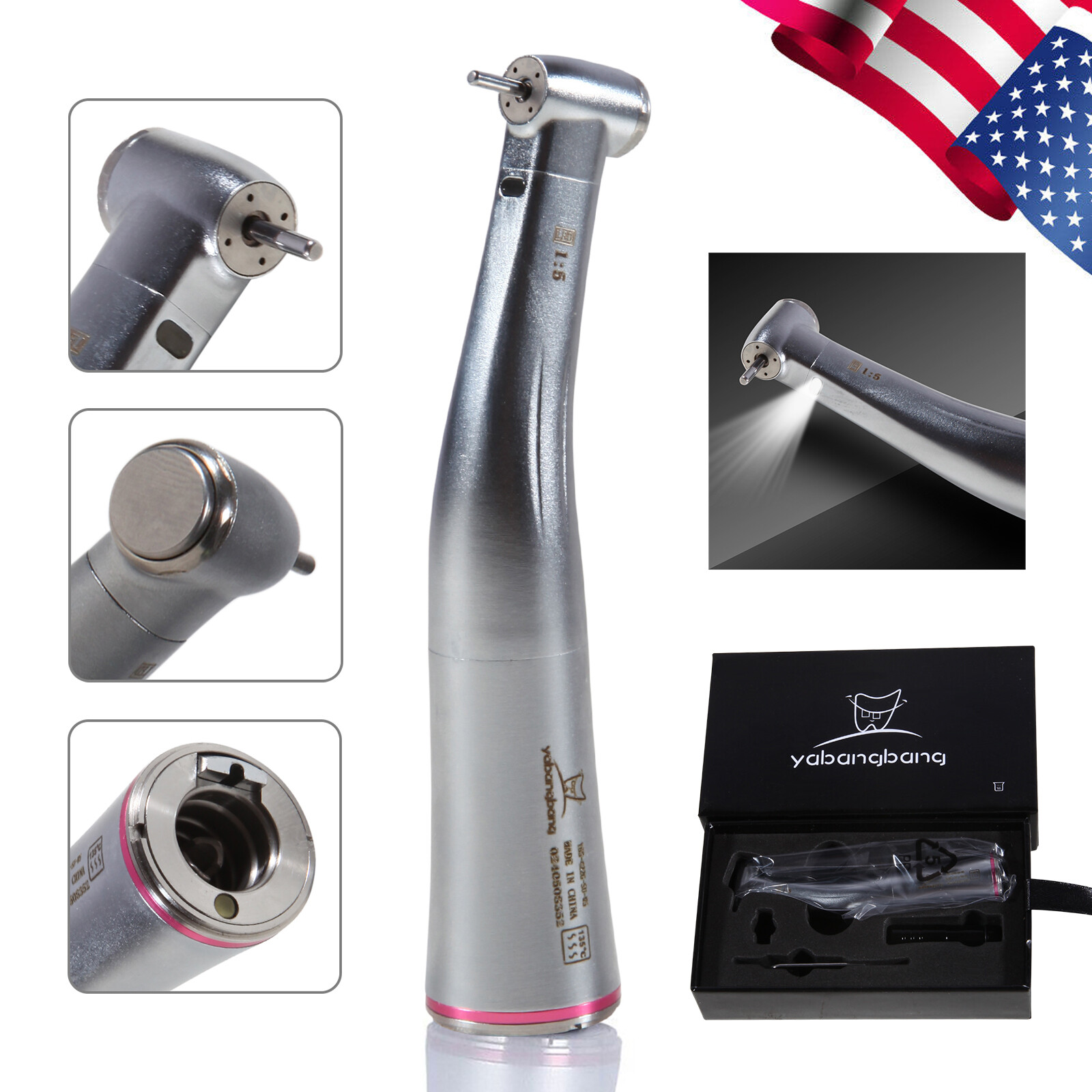 Dental X95L 1:5 Increasing Handpiece Led Fiber Optic Inner Water For NSK OR