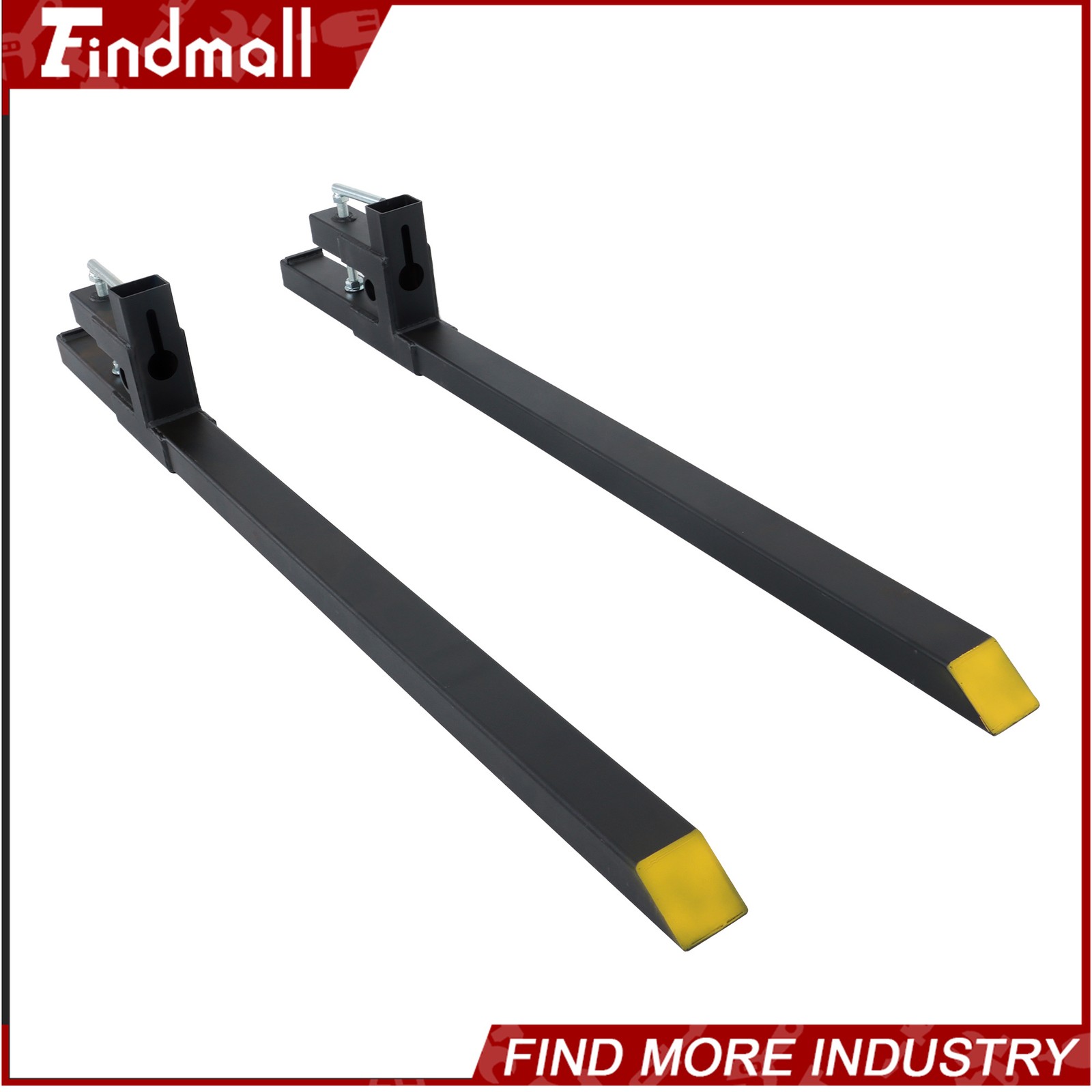 Findmall 60″ 2000lbs Heavy Duty Quick Attach Bucket Fork Clamp on Pallet Forks