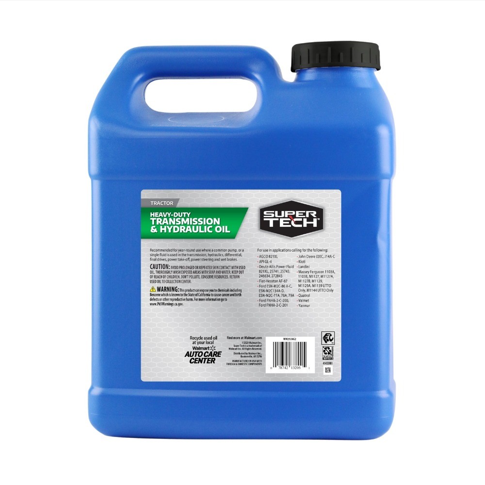 Heavy Duty Tractor Hydraulic and Transmission Fluid, 2 Gallons