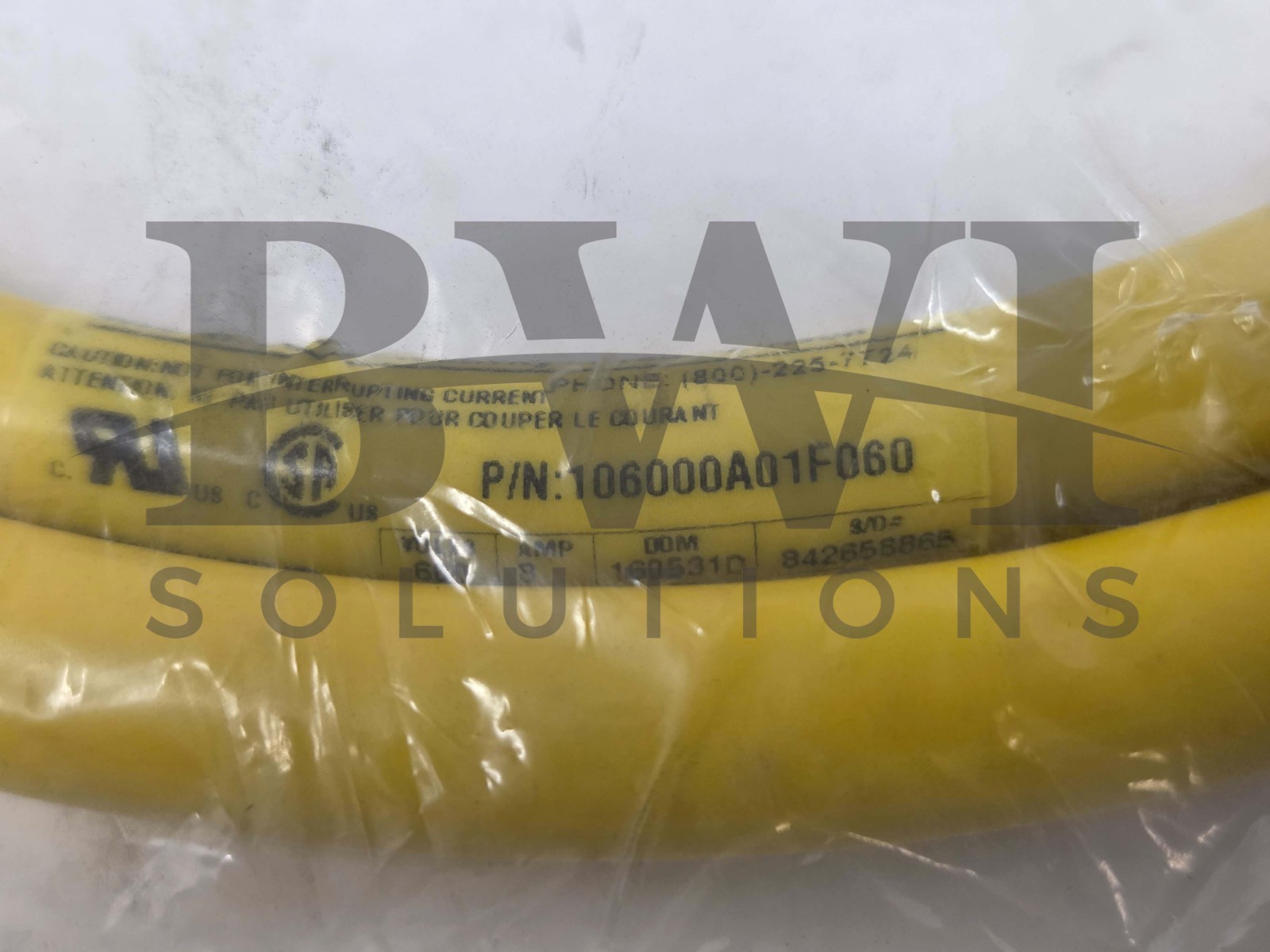 SEALED BradConnectivity Molex 1300061583 6FT Cordset 106000A01F060 Lot of 4