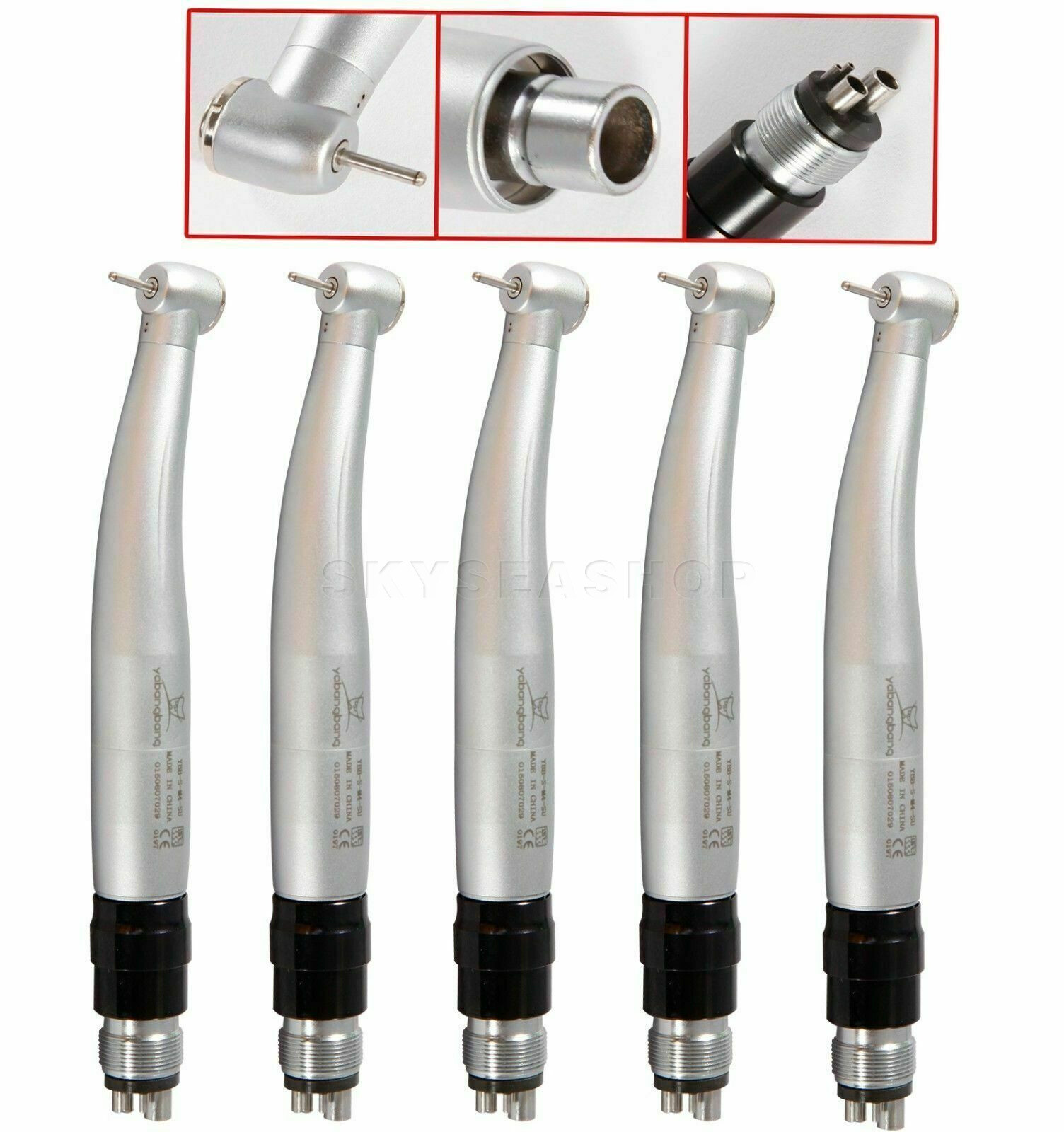 10 NSK Style Dental standard High Speed Handpiece Quick Coupler 4 Hole YBNK4 Juz