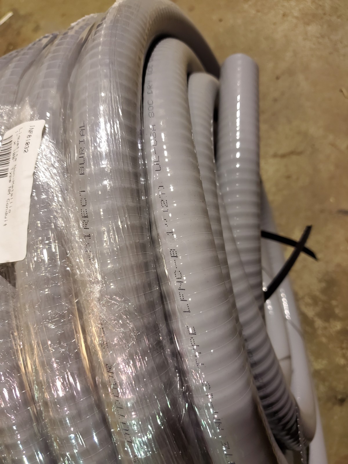 1″ Flexible Liquid Tight Non-Metallic Electrical Conduit 100′ UL List Liquatite