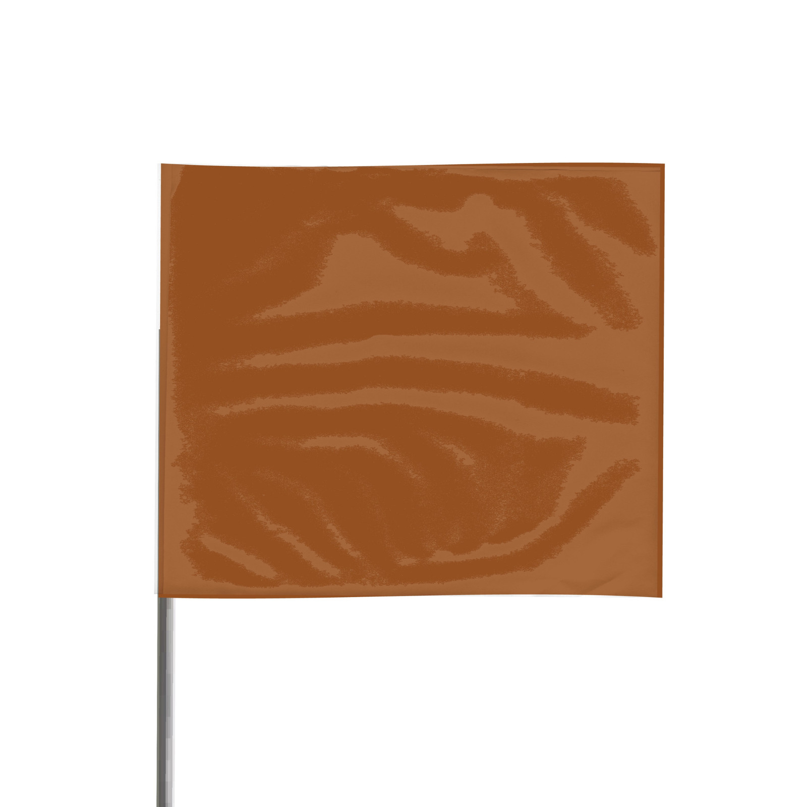 Presco 21 in. Steel Wire Staff Marking Flags [2.5 in. x 3 in. Flag]: 2 in. x 21