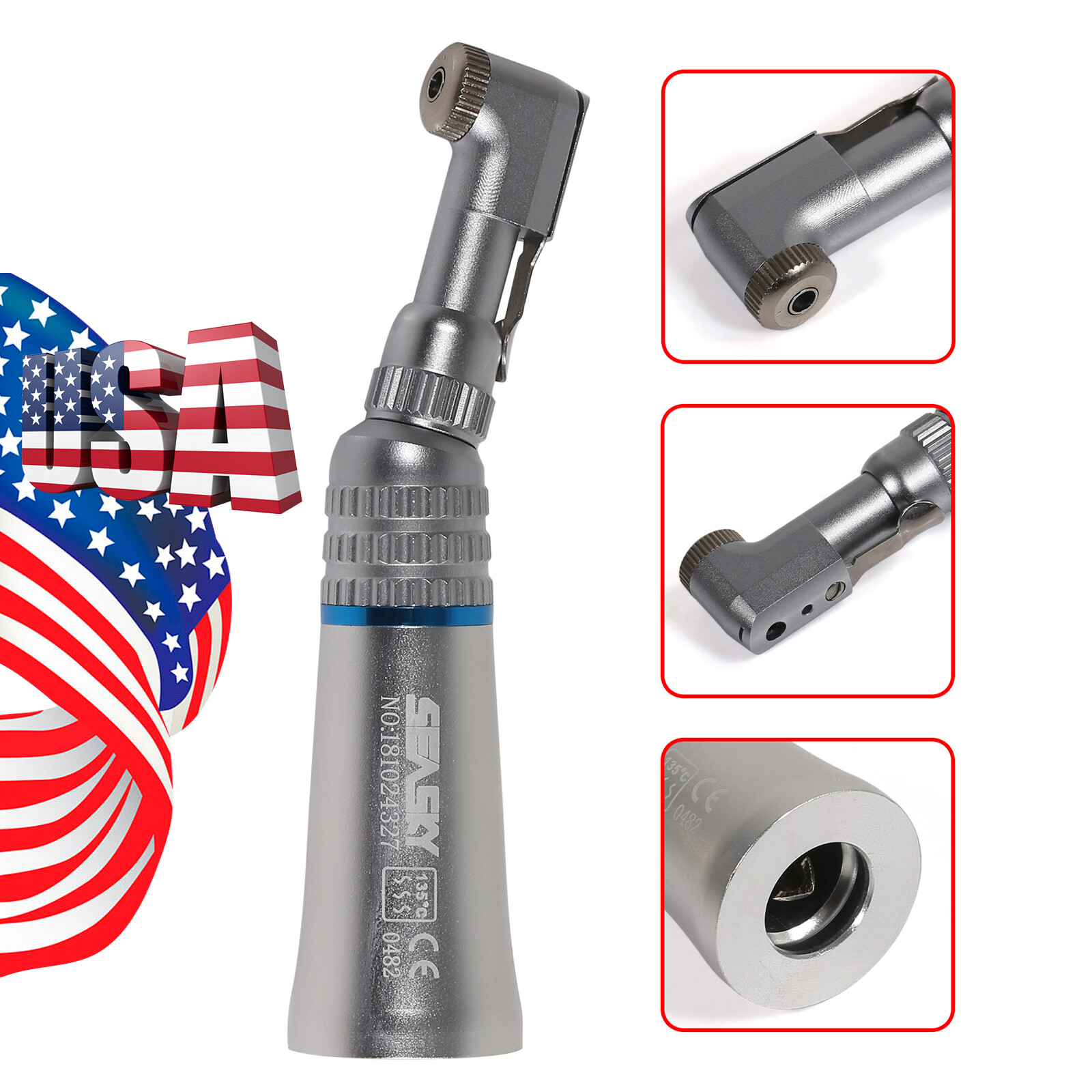 USA Dental Contra Angle Low Speed Handpiece Latch E-type Fit NSK RA/CA2.35mm