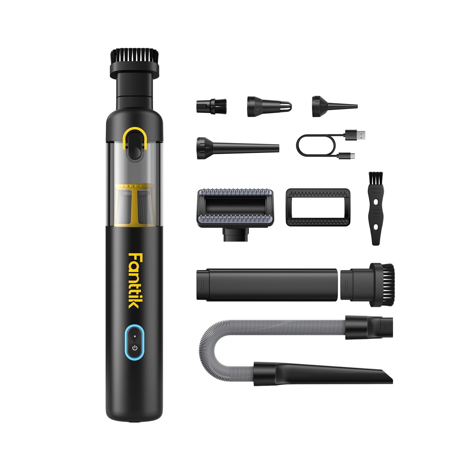 Fanttik Slim V8 APEX Car Vacuum, 4-in-1 Portable Mini Cordless Vacuum with 19…