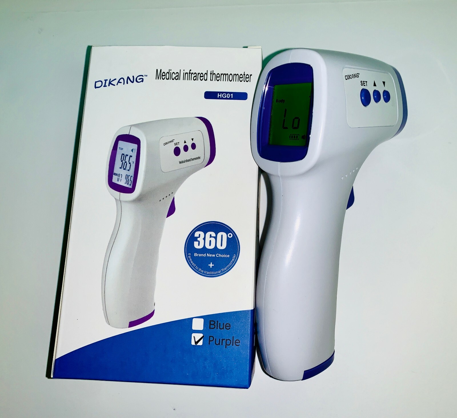 Medical No-Contact Body Forehead IR Infrared Digital Thermometer CE&FDA Approved