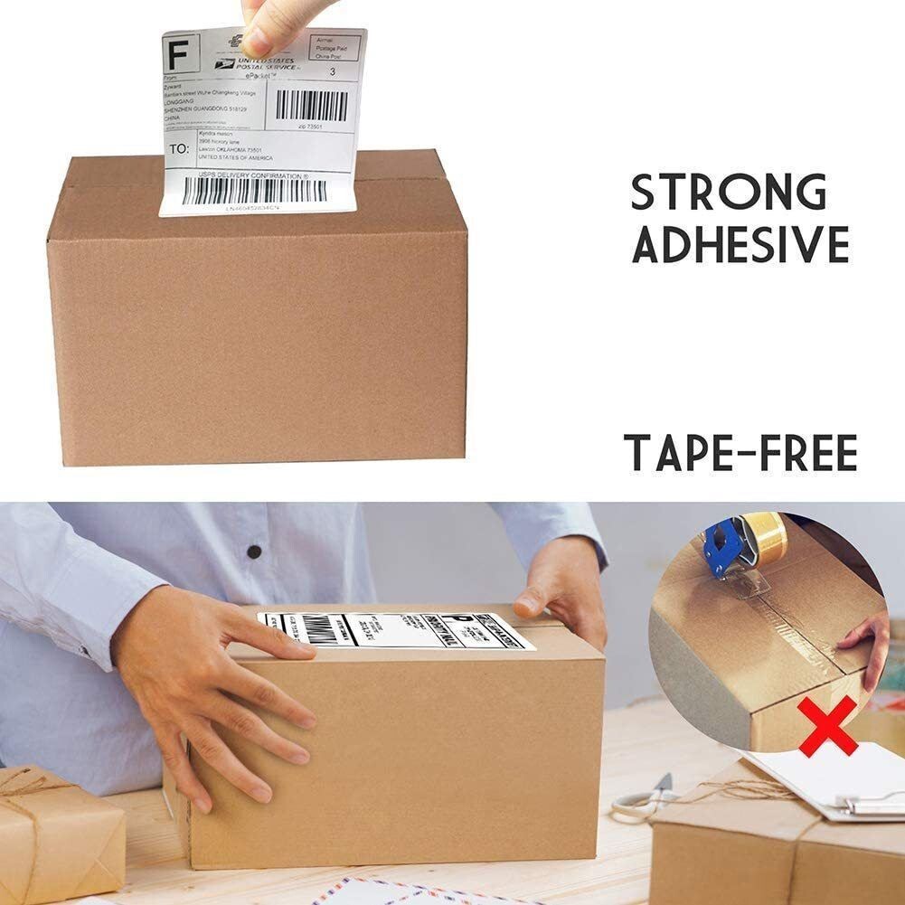 4 Rolls 4×6 Direct Thermal Shipping Labels – 250 per roll – 1000 labels