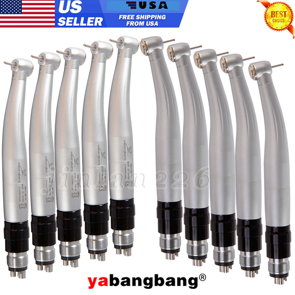 10*NSK Style Dental High Speed Turbine Handpiece with Quick Coupler Swivel 4Hole