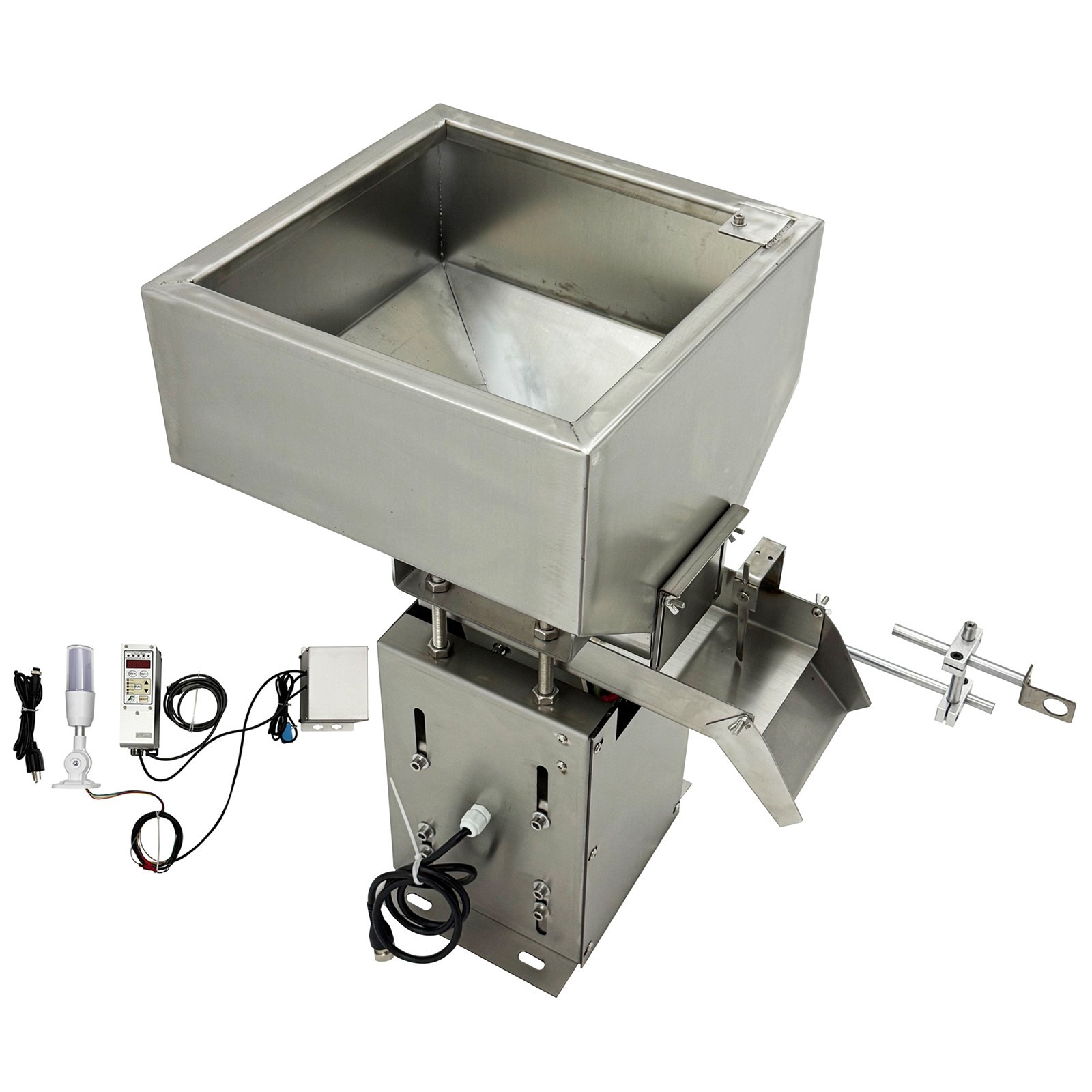 Automatic Vibrating Feeder Feeding Device Stainless Steel Vibrating Disk 110V