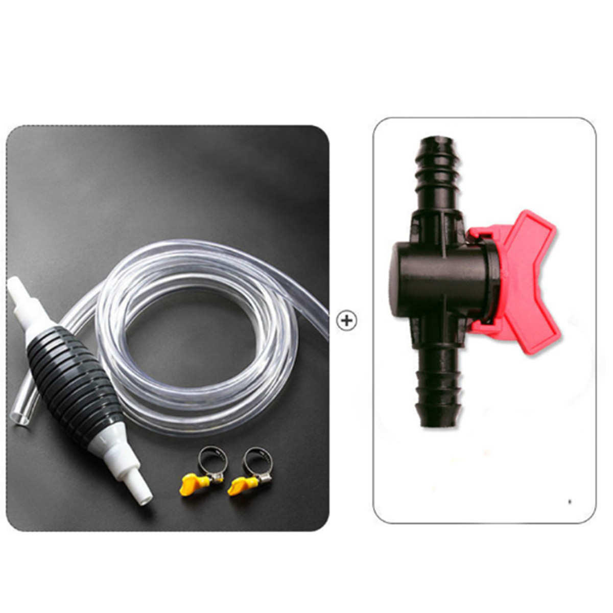 Hand Fuel Transfer Pump Diesel Petrol Pump Hoses Gasoline Oil Extractor Absorber