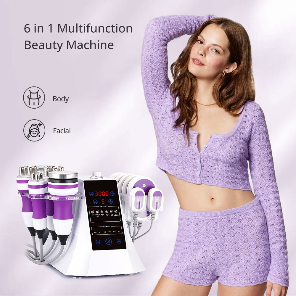 Elite 6 Attachments Beauty Machine for Boost Skin Firmness & Enhance Body Line