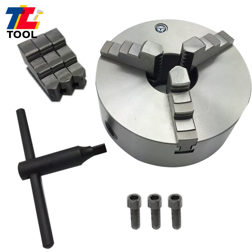 3″K11-80 Self-centering Lathe Drilling Part 80mm 3 Jaw Lathe Chuck Manual Chuck
