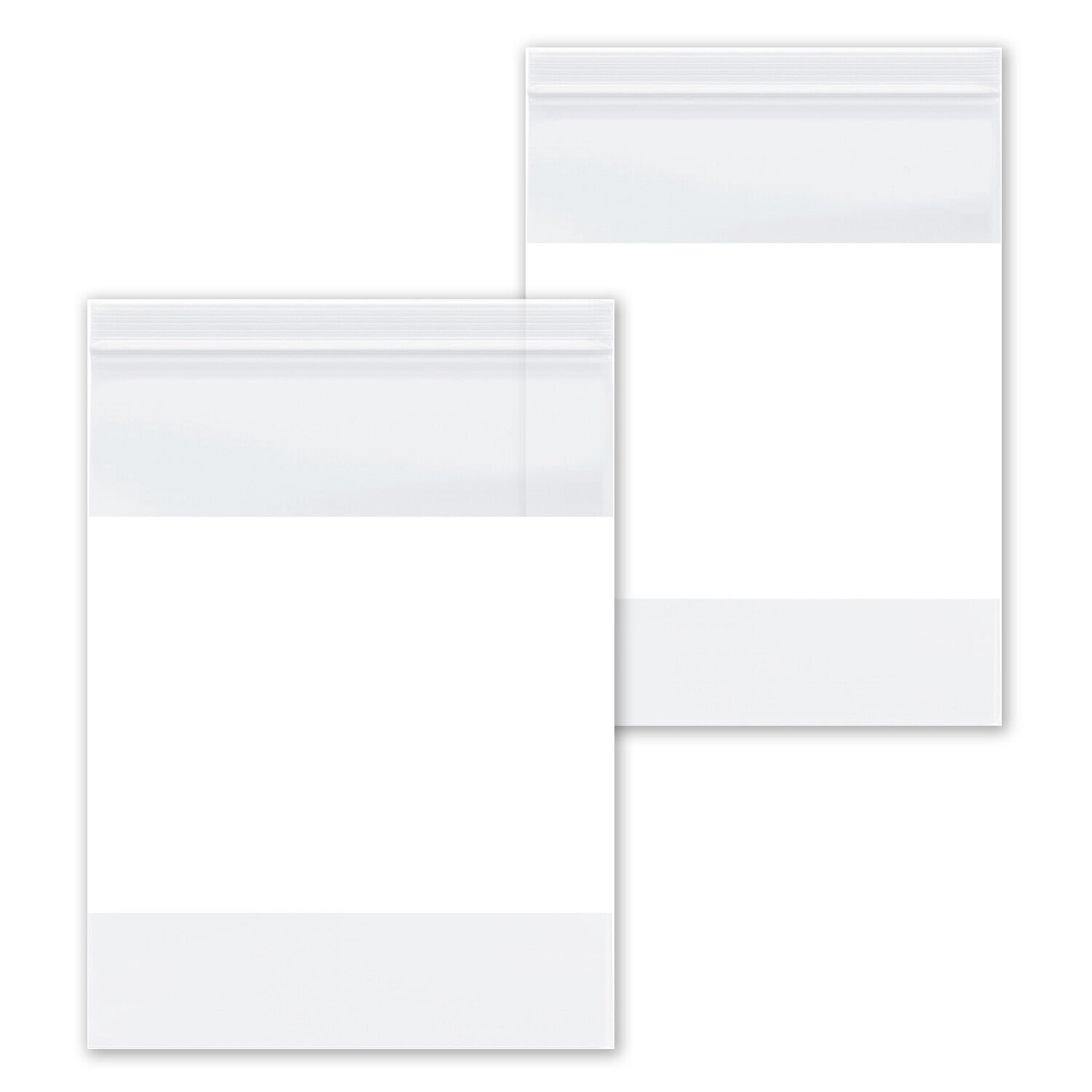 2 Mil 4″x 6″ Reclosable Bag Writeable White Block Water-Resistant 2000 Pcs