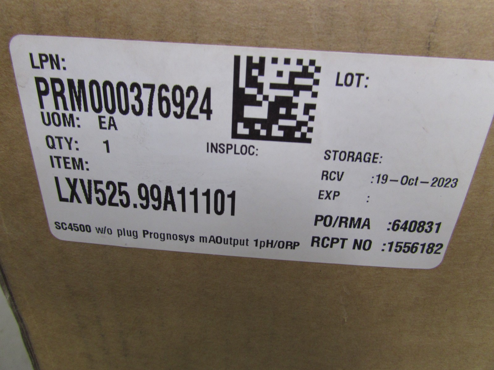 New! Hach LXG525.99A11101, Prognosys Controller ,SC4500AC, 100-240V, MAKE OFFER!