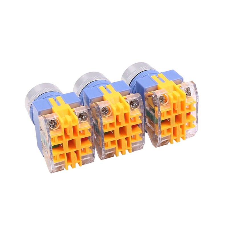 Push Switch Button Momentary/Latching Flat Button Red Green Yellow Black White