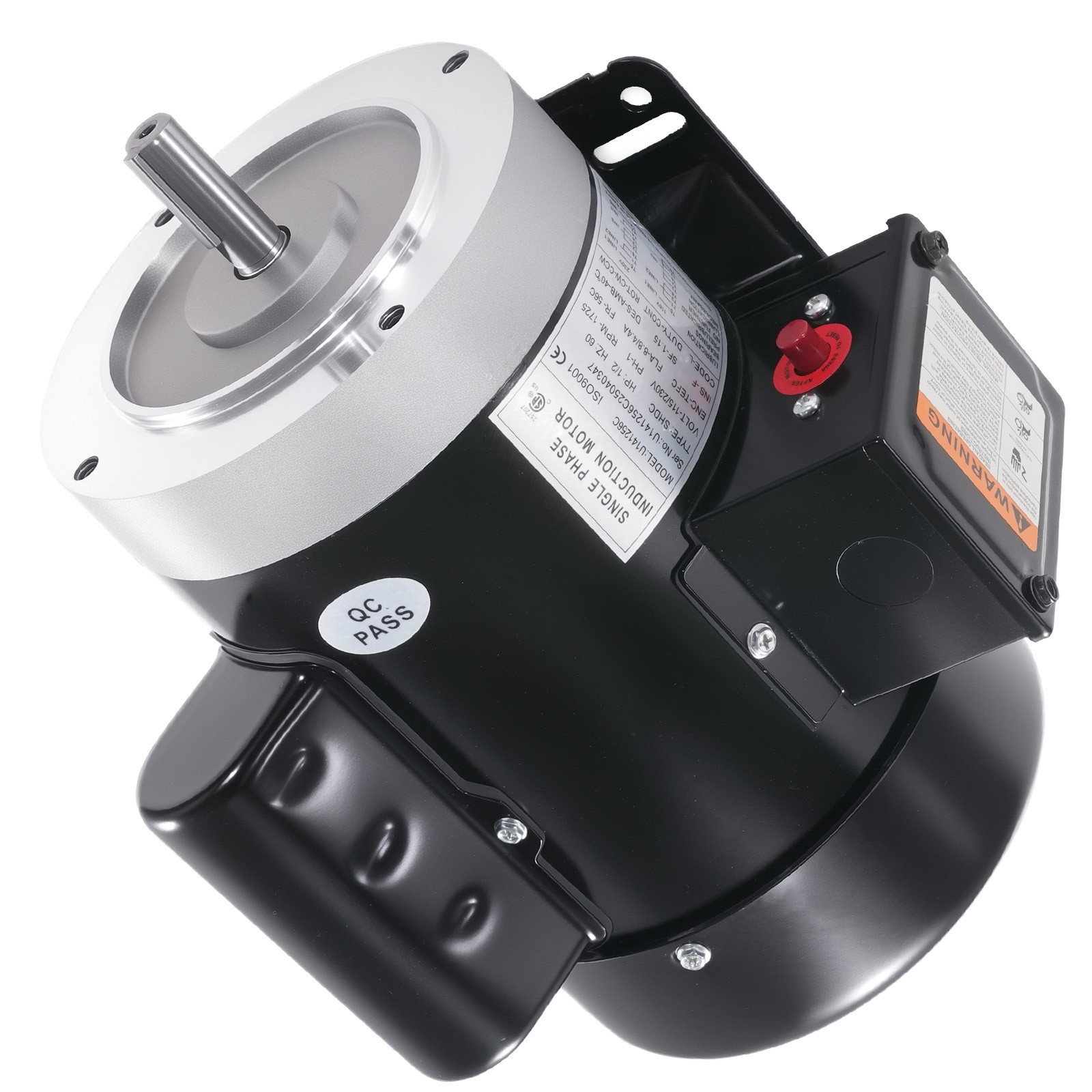 1/2HP Electric Motor 1750RPM Single Phase 56C TEFC 115/230V 60Hz 5/8in Shaft