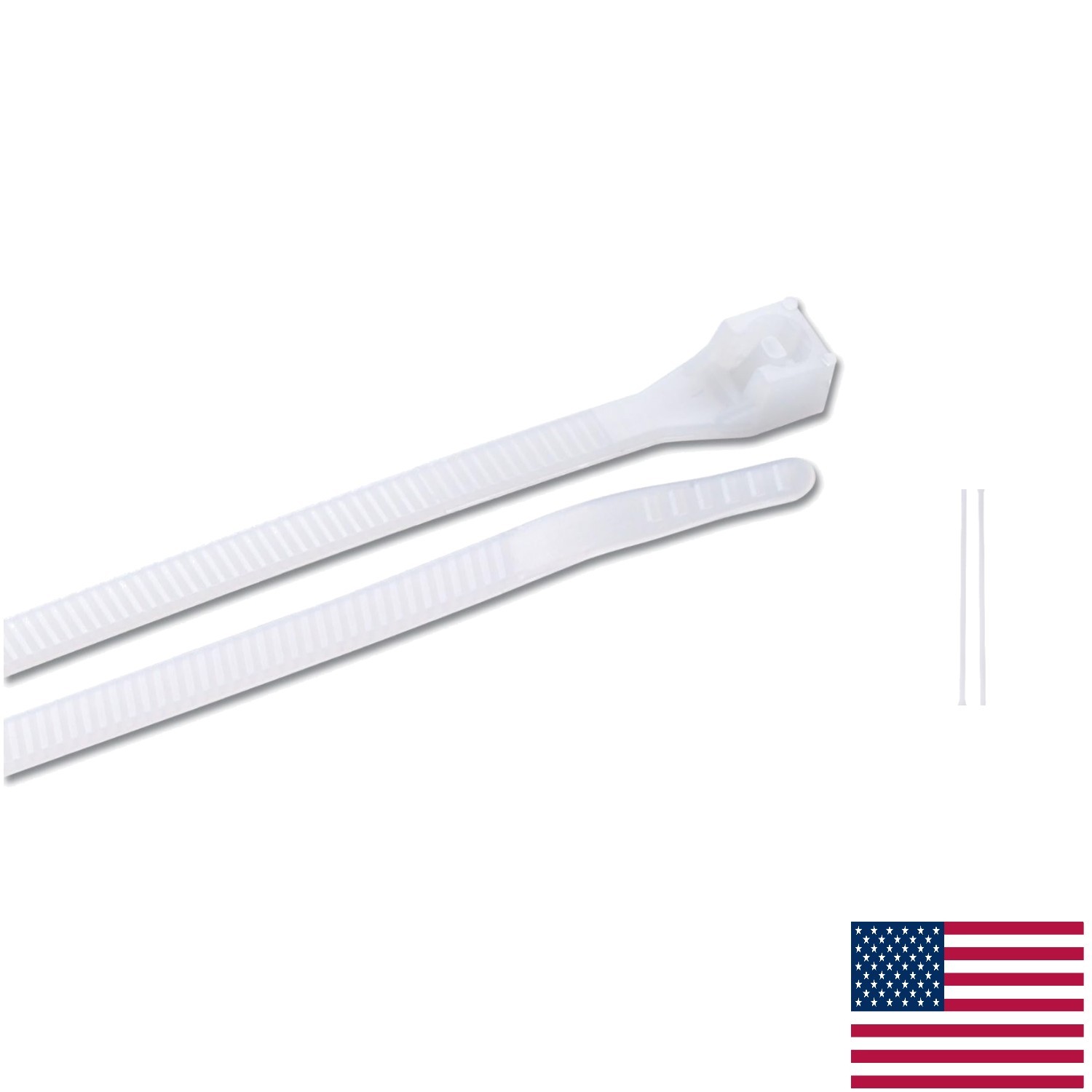 Durable 4-Inch Nylon Cable Ties – Self-Locking, 100 Count Pack for Secure Cables
