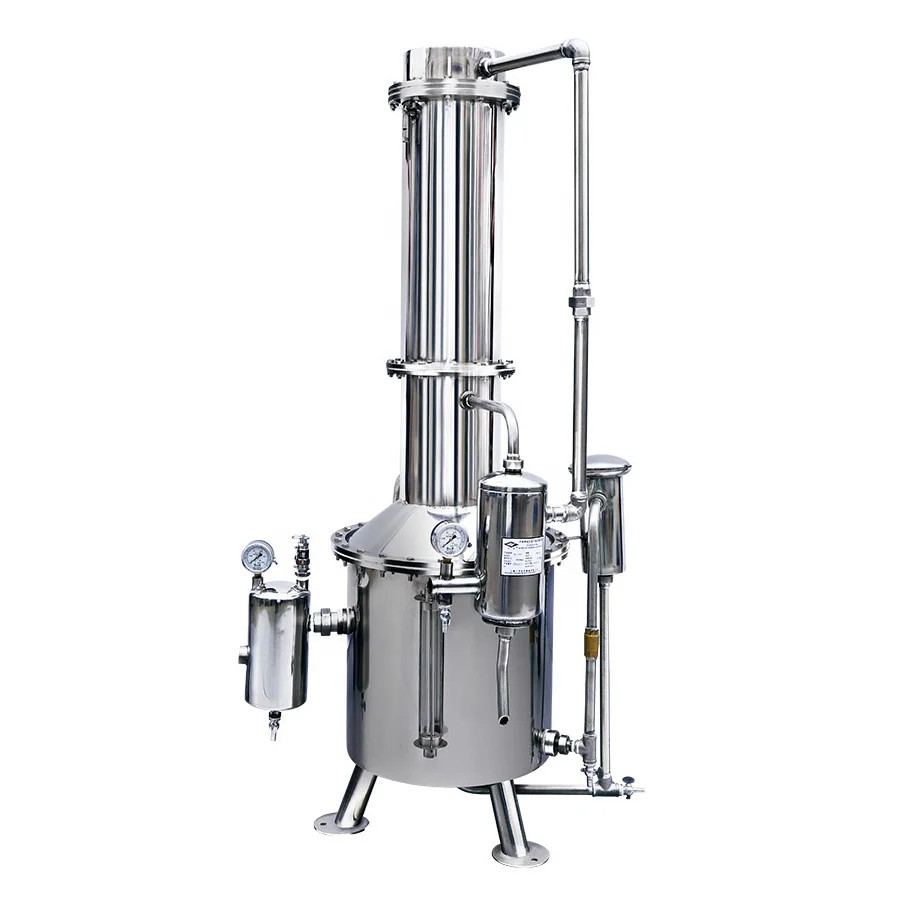 50L/h 100L/h 200L/h Tower Type Electric Heating Stainless Steel Water Distiller