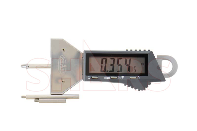Aventor 0-4″ Electronic Digital Depth Gage .0005 IN-MM-FRACTION Tire Tread !]