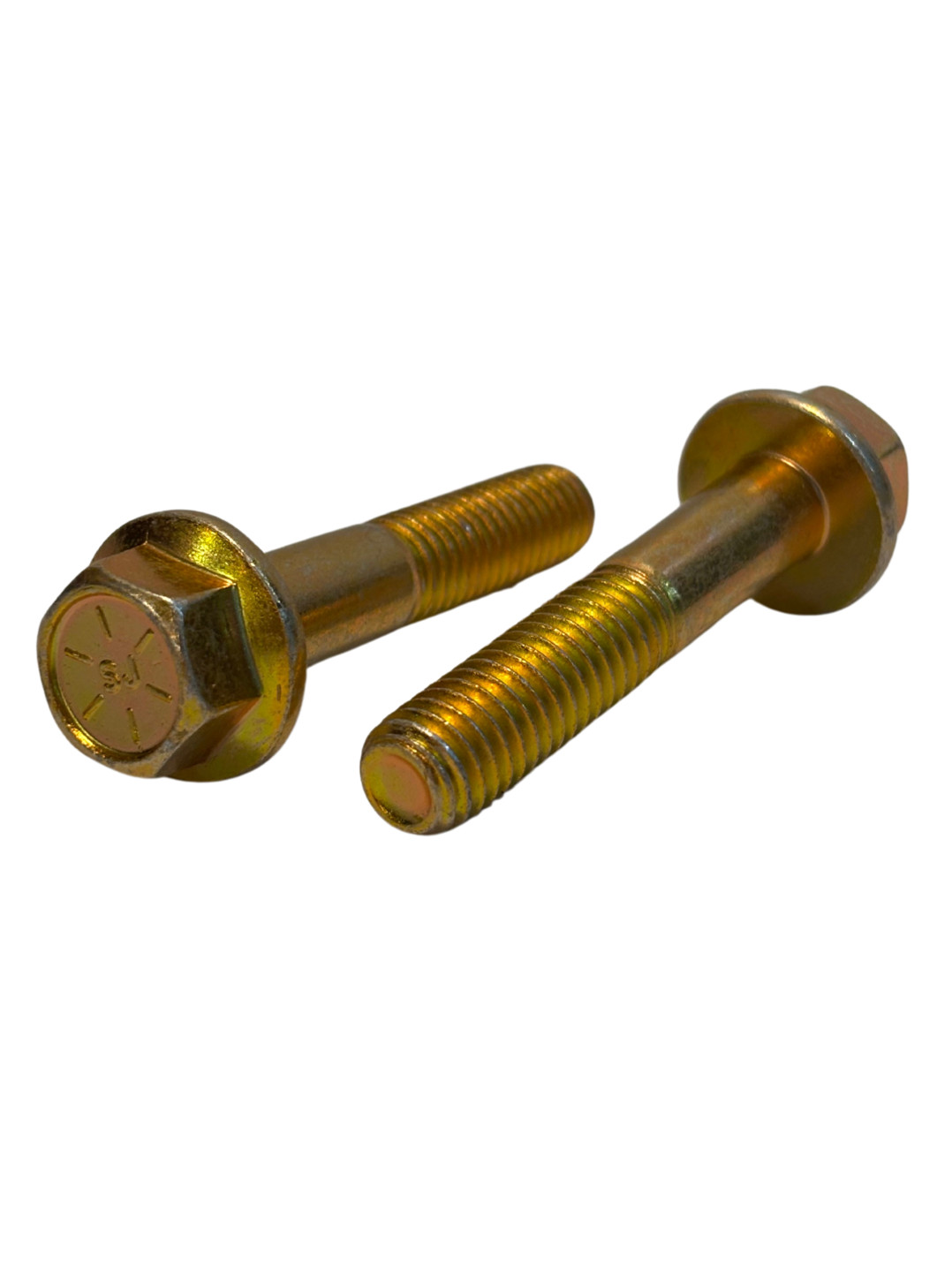 (25 Pcs) 1/2″-13×3″ Grade 8 Hex Flange Bolt (PT) Zinc Yellow Trivalent
