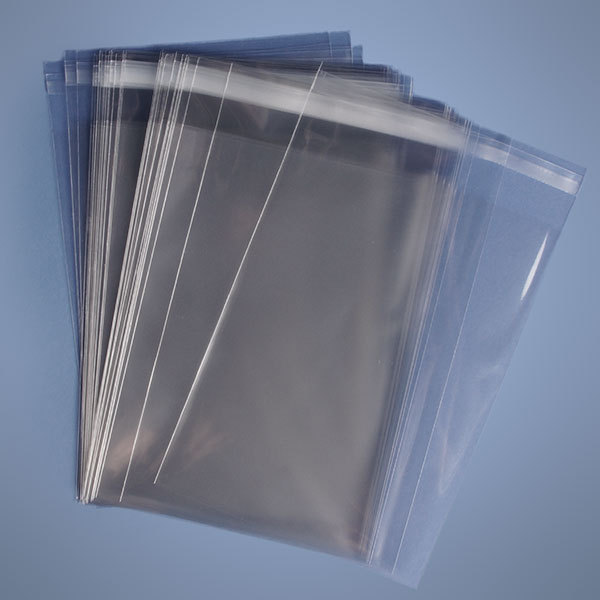 100 3 5/16 x 5 1/8″ Clear Resealable Self Adhesive Seal Cello Bags 1.6 Mil