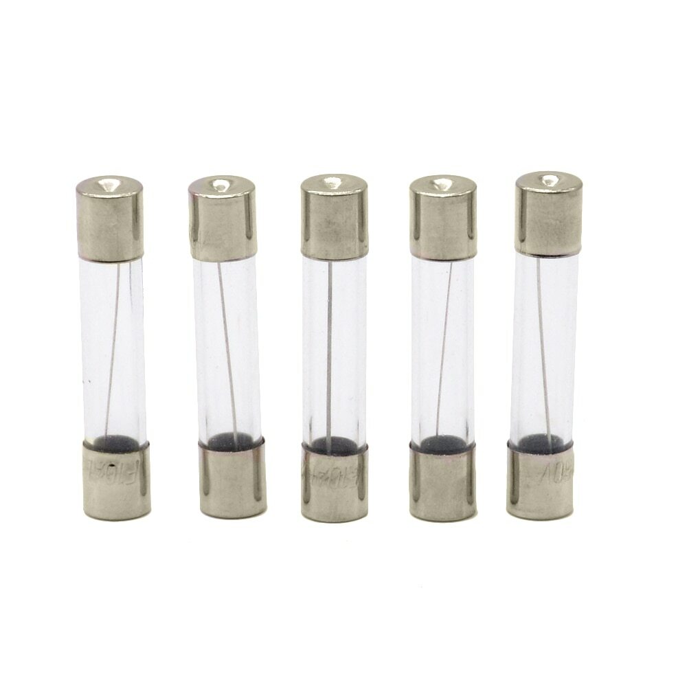 [10x] 0.5A 250V Fast Blow Fuse Glass Tube Fuse 0.5 Amp Fuse 6X30mm