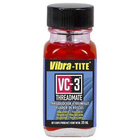 Vibra-Tite 21330 Reusable Threadlocker, Vibra-Tite Vc-3, Red, High Strength,