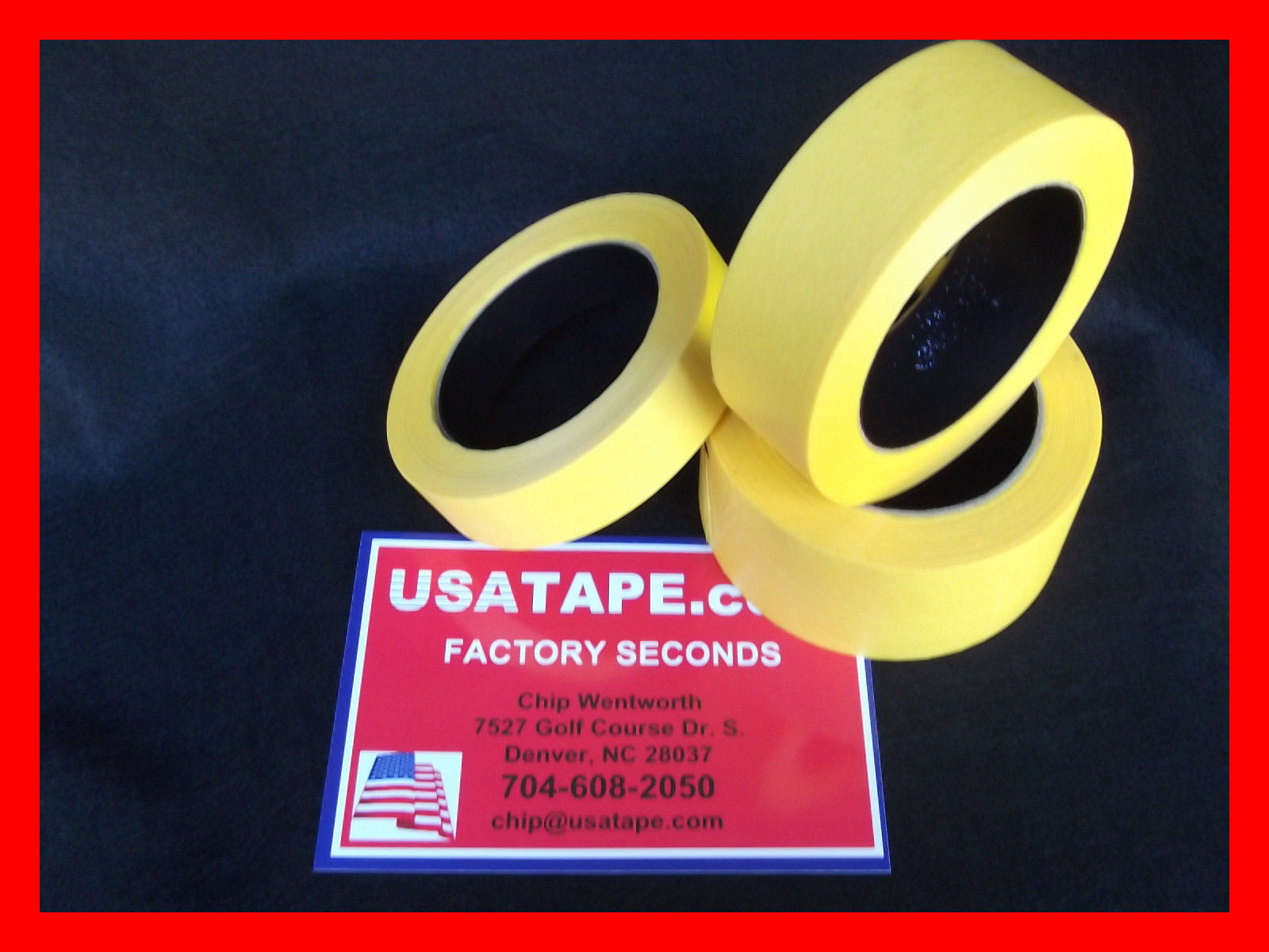 Lot Of 48 Rolls 1″ X 60 Yrds Fine Edge Yellow Painters Masking Tape NOT FOR AUTO