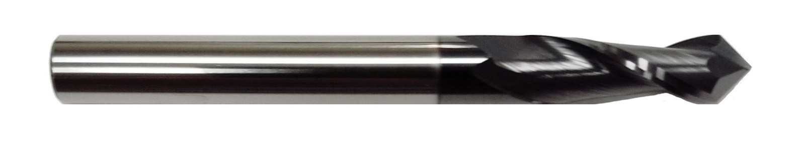 1/4″ 2 FLUTE 90 DEGREE CARBIDE DRILL MILL – TiALN COATED