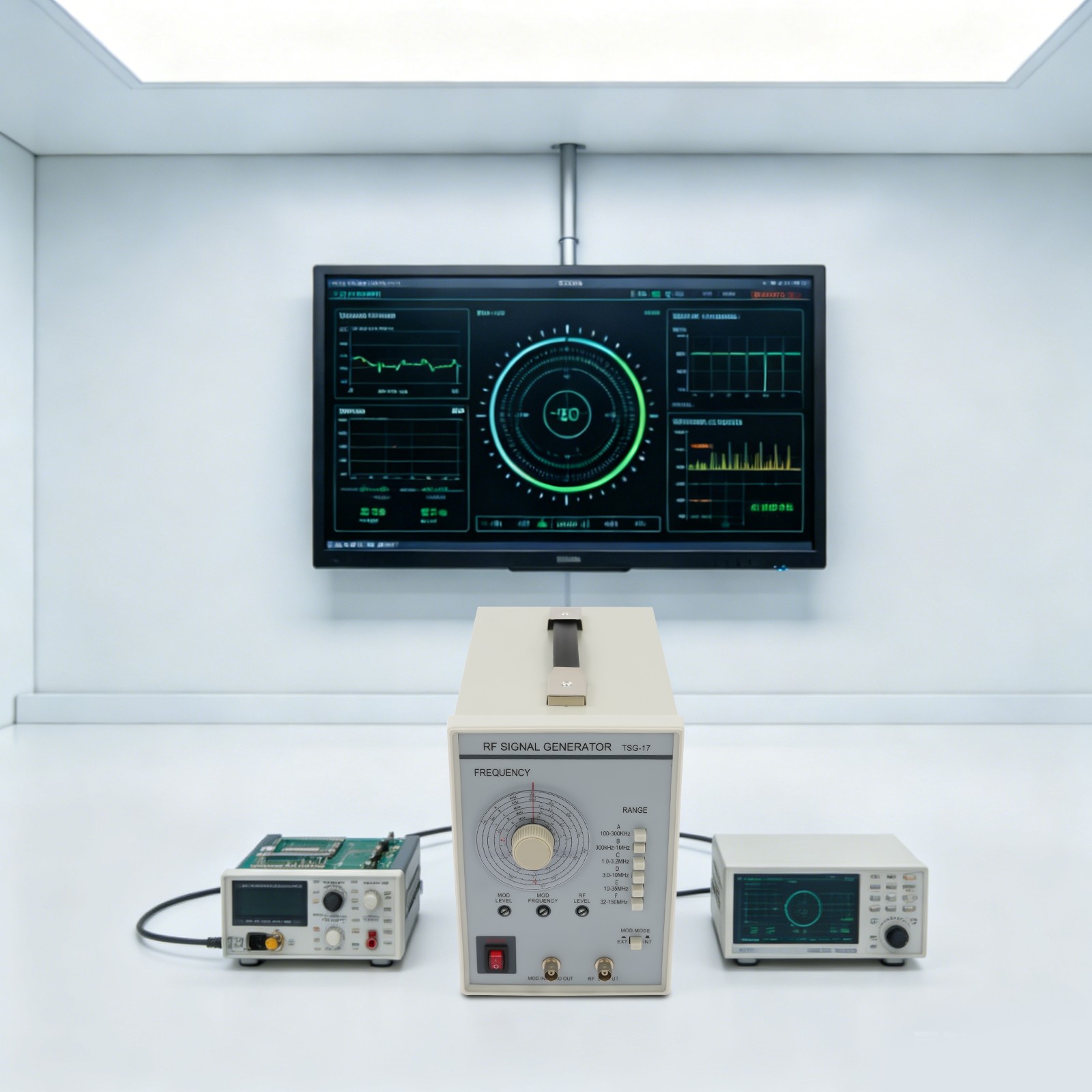 TSG-17 Signal Generator 100kHz-150MHz RF AM/FM Bench Test Unit