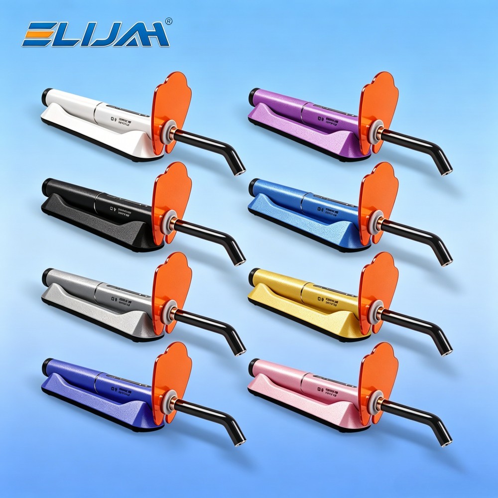 Dental Wireless Light Curing Machine 1s/2mm Resin Curing Light 800-2400mW/cm²-US