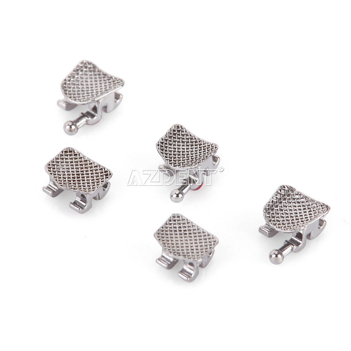 AZDENT Dental Orthodontic Brackets Braces Metal Mini Roth.022 Hooks 345