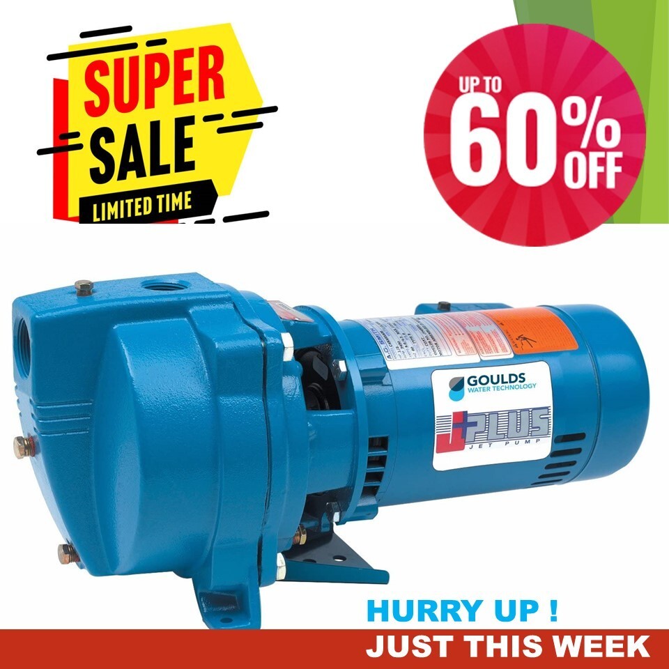 Goulds J10S Shallow Well Jet Pump 1 HP 115/230 Volts
