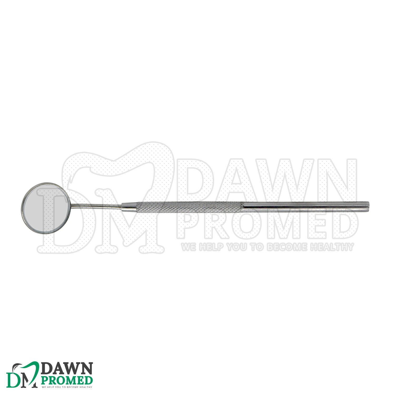 12 Pcs Dental Mouth Mirror #5 Front Surface Simple Stem W/Handle Teeth Cleaning