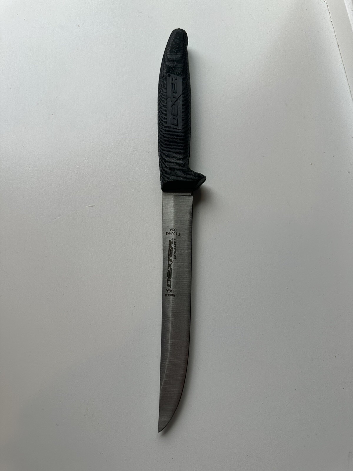 6-IN BONING KNIFE~DEXTER RUSSELL W/SofGrip black rubber handle P156HG