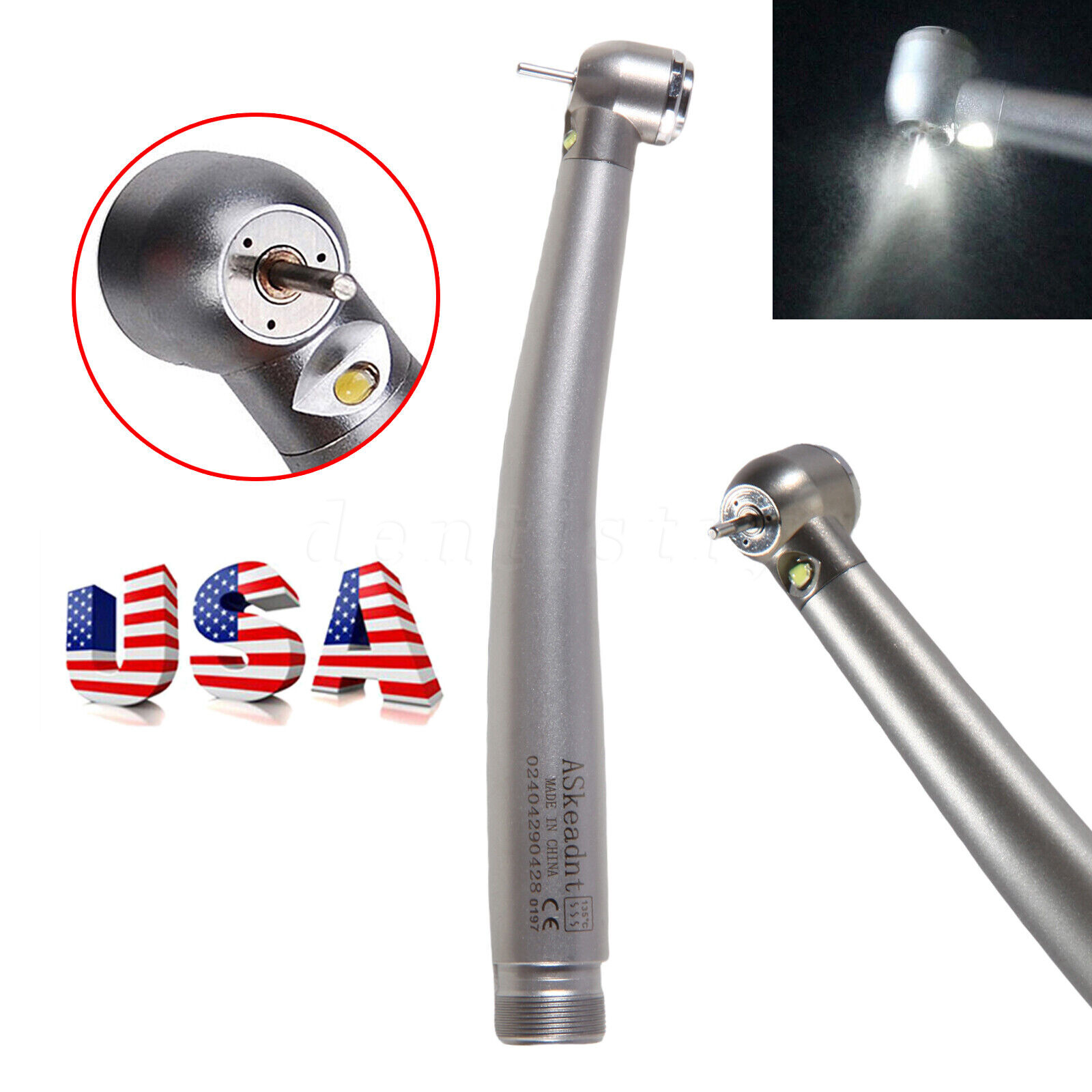 Turbina 24 orificios LED pieza mano de alta velocidad dental Handpiece NSK Style