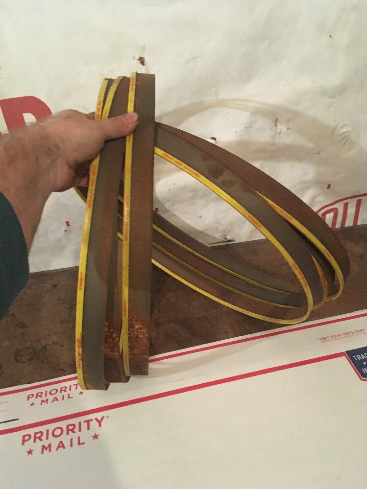 Starrett 14’6″x1-1/4x.042″ 174″ 3 Tooth Raker Hook Safe-flex HSS Band Saw Blade