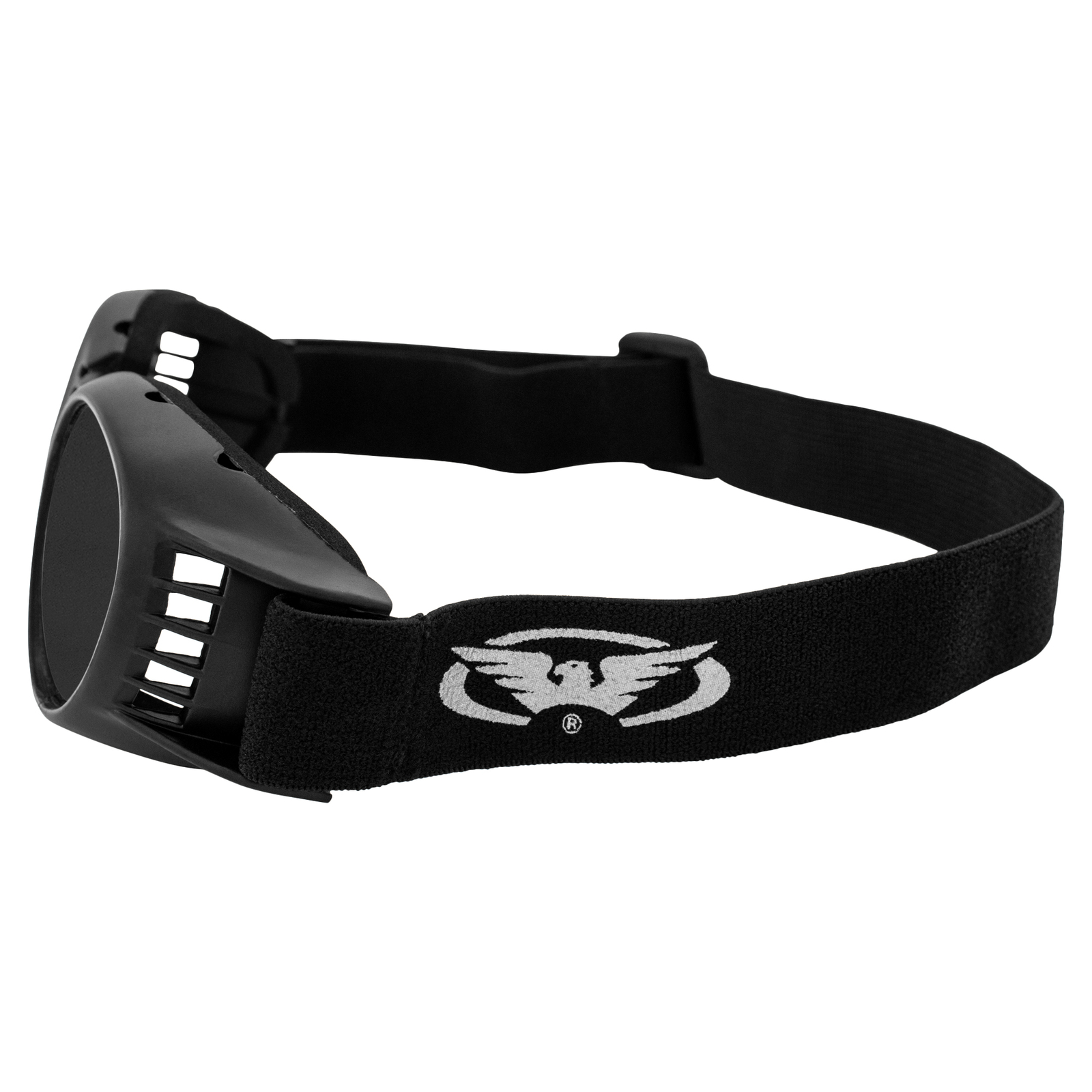 Global Vision Paragon Foam Padded Motorcycle Goggles Black Frame Super Dark Lens