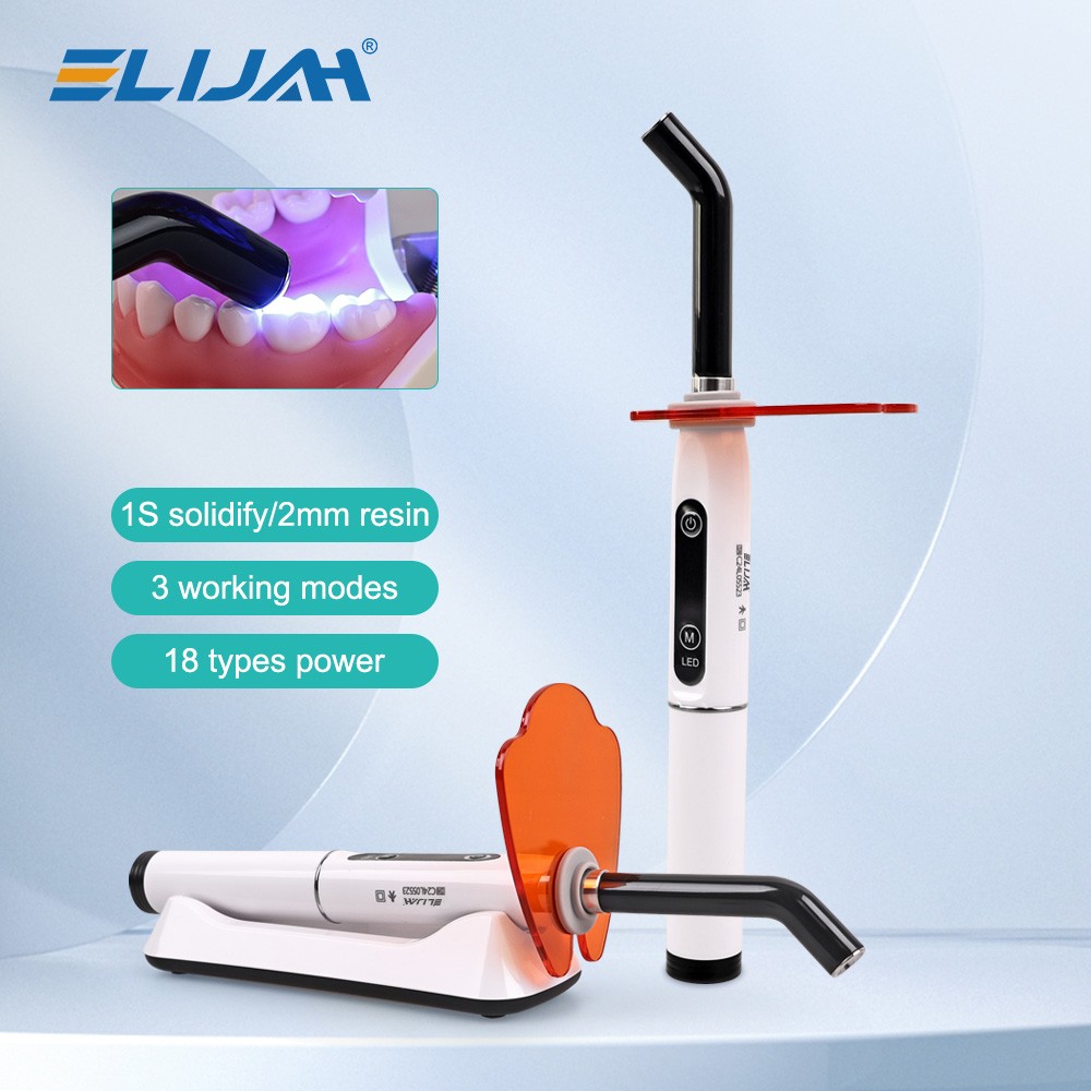 Dental Wireless Light Curing Machine 1s/2mm Resin Curing Light 800-2400mW/cm²-US