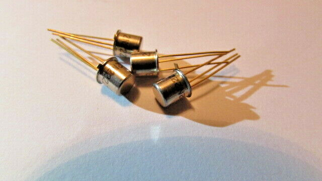 2N2222A National Semiconductor TO-18 Transistor HI-QUALITY Gold Leads 5 Pieces