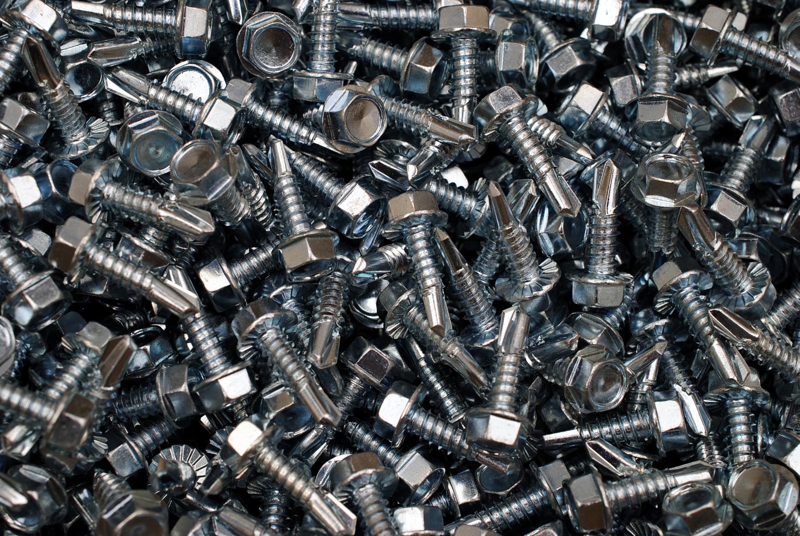 (400) Serrated Hex Washer Head 1/4 x 7/8 Self-Drilling Tek Screw #14 Garage Door