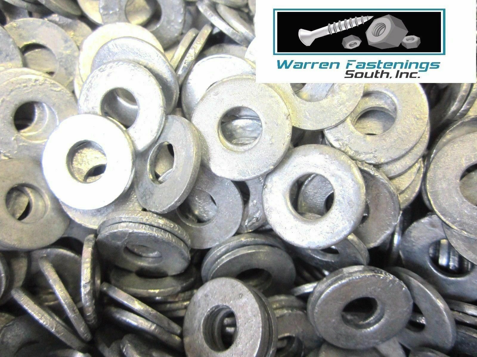 1/2-13 X 6 Galavnized Carriage Bolt Assembly With Nuts, Flats & Locks 120 Pieces